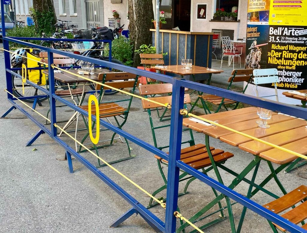 Auch Schanigärten mit wenig Aufwand sind einfach nur großartig.