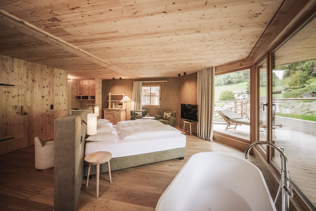 Zimmer-Interieur im Lüsnerhof